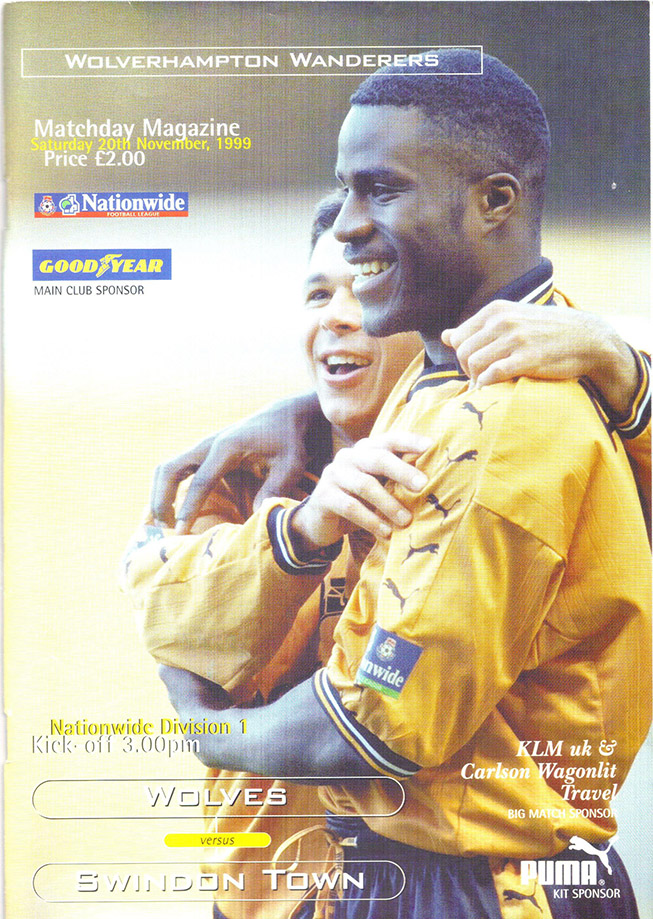 <b>Saturday, November 20, 1999</b><br />vs. Wolverhampton Wanderers (Away)